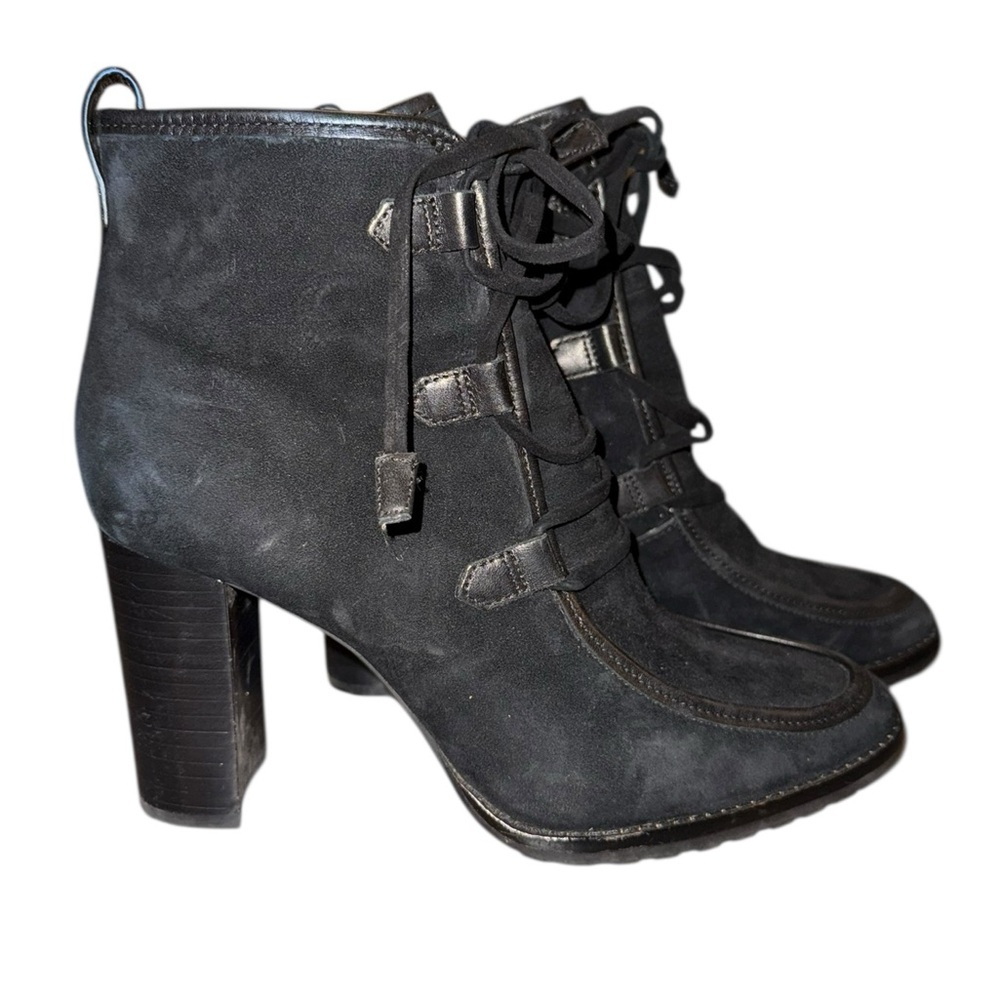 Ralph Lauren Women's Mabel Leather-Trim
Suede Bootie Sz 8.5 - Picture 5 of 10